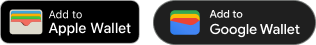 Add to Apple / Google Wallet